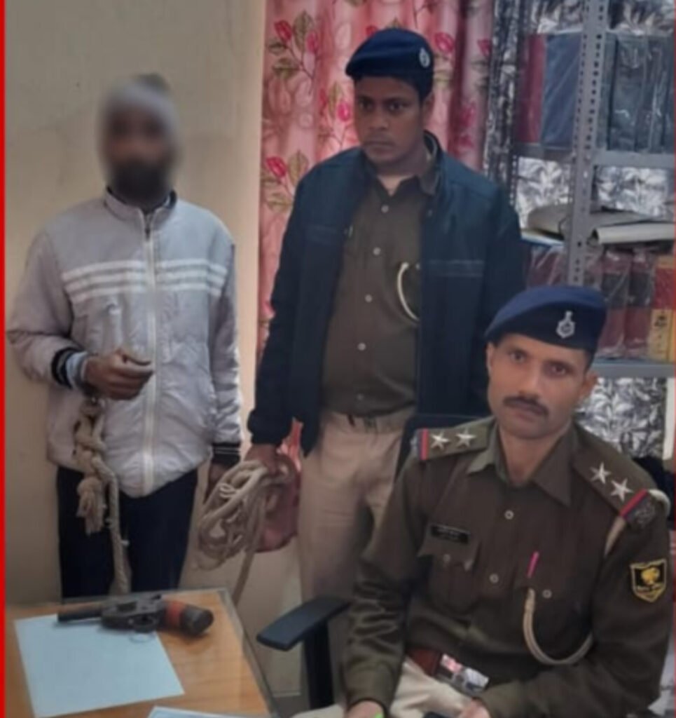 मालसलामी पुलिस ने एक अभियुक्त को आर्म्स के साथ किया गिरफ्तार