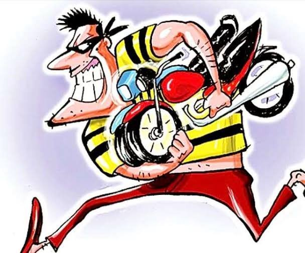 अस्पताल परिसर से मोटरसाइकिल चोरी