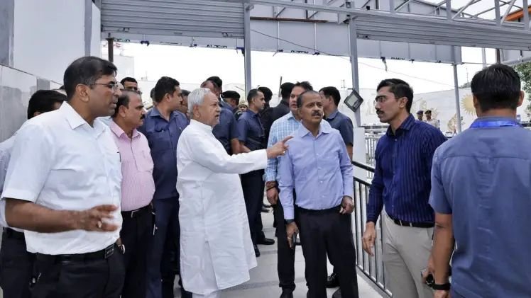 पटना में सब-वे और डबल डेकर फ्लाईओवर का किया मुख्यमंत्री नीतीश कुमार ने किया निरीक्षण; कार्यों में तेजी लाने के निर्देश।