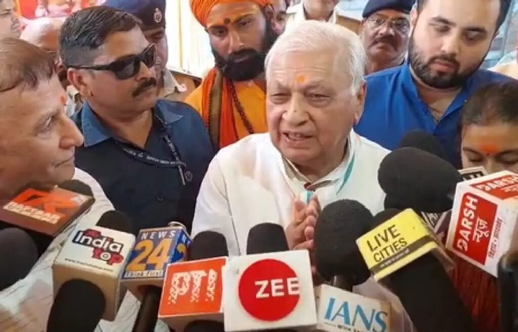 रामनवमी पर पटना के प्रसिद्ध महावीर मंदिर पहुंचे राज्यपाल आरिफ मोहम्मद खान, की पूजा-अर्चना