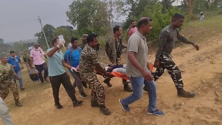 पश्चिमी सिंहभूम में आईईडी ब्लास्ट, झारखंड जगुआर का जवान घायल, रांची रेफर