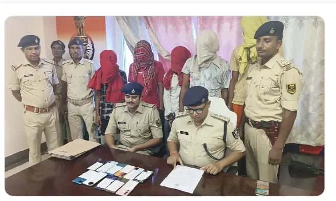 नालंदा में साइबर ठगों पर बड़ी कार्रवाई: पांच गिरफ्तार, दर्जनों मामले उजागर
