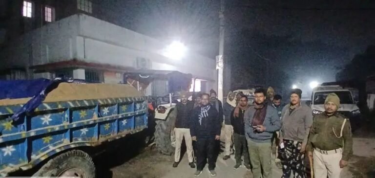 पटना में अवैध बालू खनन और परिवहन पर बड़ी कार्रवाई: 9 ट्रैक्टर जब्त, 10.5 लाख का जुर्माना