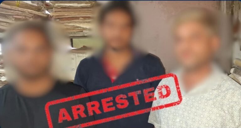 अगमकुआं में फ्लैट के अंदर चल रहा था शराब का खेल, 3 तस्कर गिरफ्तार