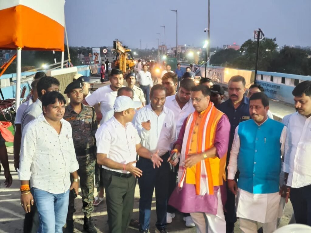 भागलपुर को बड़ी राहत: विक्रमशिला सेतु पर बने बेली ब्रिज कल से चालू, मंत्री ई. कुमार शैलेंद्र ने किया निरीक्षण